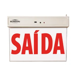 Placa de Saída LED 1 Face 1W Vermelha Blumenau